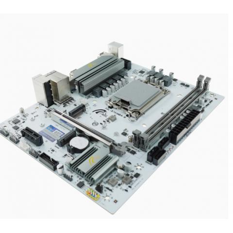 翔升B760M D4-W支持intel12代/14全系列全新电脑台式主板白色主板